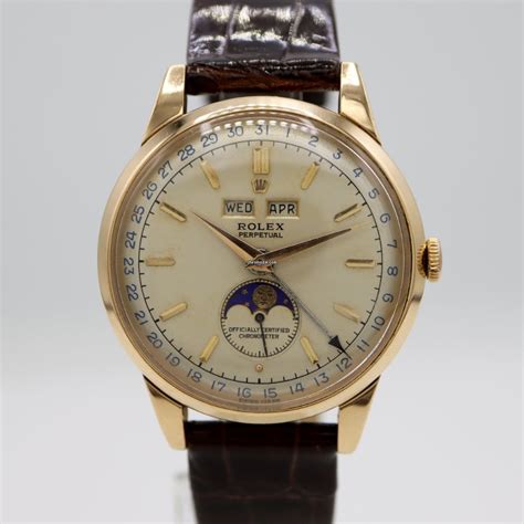 rolex 8171 pink gold|Rolex moon phase price.